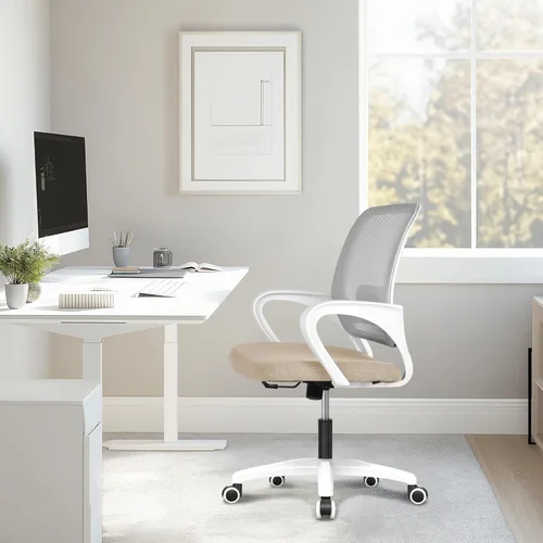 Miniatura 7 de Silla de Oficina NEO Chair Silla de Computadora Ergonómica de Malla con Soporte Lumbar Altura Ajustable Ruedas Giratorias Rodantes Cómoda Silla
