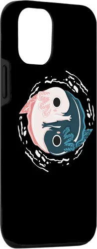 Miniatura 3 de iPhone 15 Yin Yang Axolotl Zen Meditation Axolotls Yoga Mindfulness Case