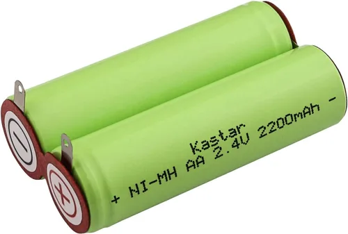 Kastar Paquete de 1 batería de repuesto de 2.4V 2200mAh Ni-MH para batería de irrigador dental GP130AAHE2B1H 2SBT, hilo dental de agua WP-450