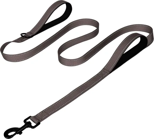 Miniatura 10 de Joytale - Correa resistente para perros grandes que tiran, doble asa para control de tráfico, correas reflectantes de doble cara para perros grandes