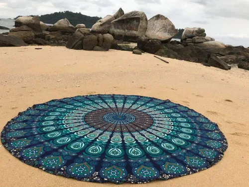 Miniatura 4 de Tapiz Raajsee de pared, diseño de mandala