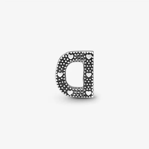 Miniatura 143 de Colgante de plata de ley 925 con letra PANDORA
