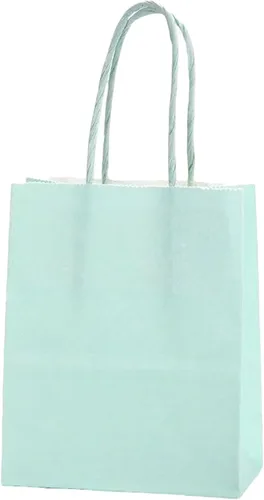 Miniatura 8 de 25 bolsas de regalo pequeñas de papel kraft morado claro, bolsas de regalo moradas con asas para recuerdos de fiesta (8.2 x 6 x 3.1 pulgadas)