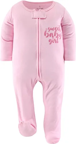 Miniatura 6 de The Peanutshell Pijama con pies para bebés, para dormir y jugar, paquete de 3