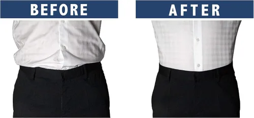 Miniatura 3 de Estancias de camisa para hombre, soportes para camisas, ligas de camisa, 1 par para hombres y mujeres (negro mágico), Negro