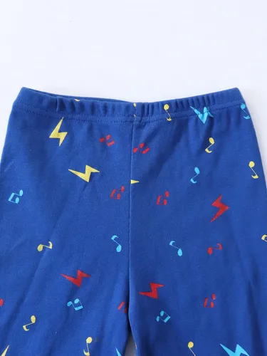 Miniatura 5 de Vopawetty Pijamas de algodón de 4 piezas para niños, conjunto de pijamas de Navidad y Halloween para niños