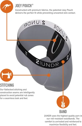 Miniatura 4 de 2UNDR Calzoncillos tipo bóxer Swing Shift de 6 pulgadas para hombre Estampados