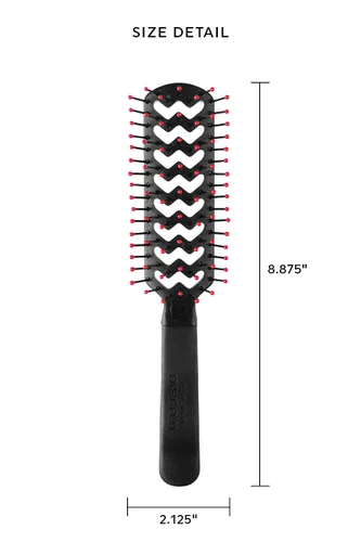 Miniatura 6 de Cricket Cepillo de pelo rápido Flo Vent libre de estática, secado rápido, fácil de peinar y desenredar sin enredos para todo tipo de cabello, largo