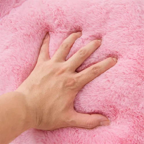 Miniatura 8 de Holawakaka Almohada Grande de Descanso para Cama de Piel Sintética con Brazos, Almohadas de Lectura de Piel de Conejo Perfectas para Adultos