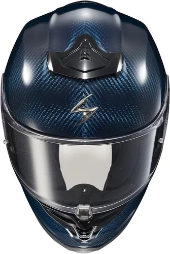 Miniatura 3 de ScorpionEXO R1 Air Casco de motocicleta de cara completa de fibra de carbono con escudo Pinlock bolsillos para altavoces listos para Bluetooth DOT