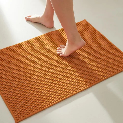 Miniatura 107 de TYUU Alfombras de Baño Antideslizantes Lavables, Tapete de Baño Súper Absorbente Delgado de Pila Baja para Secar Rápido, Alfombra de Baño Pequeña