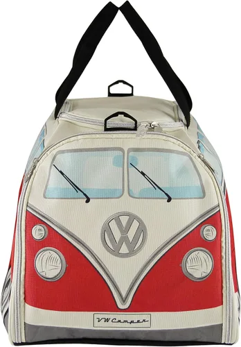 Miniatura 17 de BRISA VW Collection - Volkswagen Samba Bus T1 Camper Van Sport, gimnasio, bolsa de viaje, bolsa de lona con compartimento para zapatos y artículos
