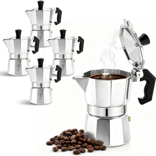 4 piezas de cafetera espresso a granel (1 taza de 1.7 fl oz), un bebé está preparando café, regalos de baby shower, invitados de boda, regalos de