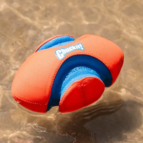 Miniatura 2 de Chuckit! Fumble Fetch Fútbol para Perros - Juguete Interactivo para Perros para Interiores y Exteriores con Diseño Ranurado para Fácil Recogida