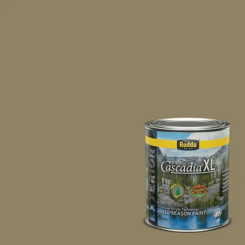 Miniatura 131 de Rodda Paint CASCADIA XL Pintura e imprimación satinada exterior en uno, cuarto de galón, reina africana