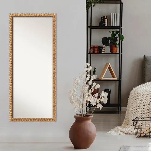 Miniatura 4 de Amanti Art Espejo dorado de longitud completa, 64 x 28 pulgadas, color dorado florentino, espejo de pared de cuerpo entero para vestirse, marco