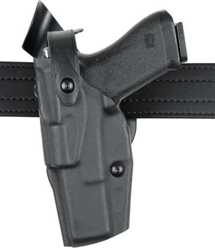 Miniatura 62 de Safariland 6360 ALS/SLS Mid-Ride Duty Rated Level III Retention Holster STX negro brillante.