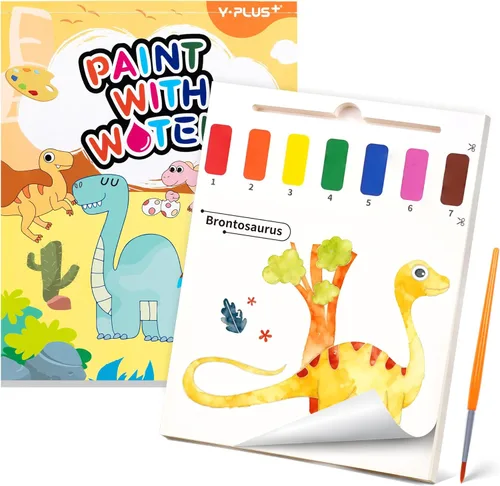 Miniatura 20 de YPLUS Libros de pintura con agua para niños pequeños, juguetes de arte y manualidades de pintura de acuarela, regalo para niños de 1 a 3, 2 a 4, 4 a