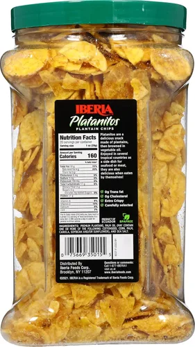 Miniatura 2 de Iberia Saladito - Plátanos fritos ligeramente salados, 20 onzas