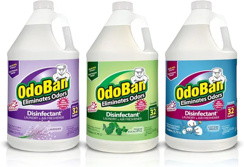 Miniatura 13 de OdoBan Desinfectante y eliminador de olores listo para usar, fabricado en los Estados Unidos, aroma cítrico, juego de 2, spray de 32 onzas