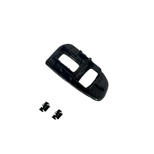 Miniatura 9 de 1 par de paneles de interruptor de ventana de fibra de carbono con clips compatibles con Chevy Camaro 1993-2002