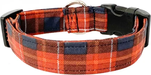 Miniatura 2 de Fall Plaid Dog Collar (X-Small)