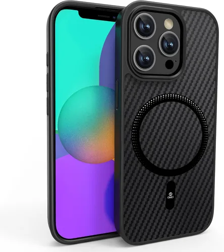 Miniatura 14 de ONES Funda delgada para iPhone 11 Pro Max, cubierta ultra delgada con patrón de fibra de carbono, funda protectora a prueba de golpes con diseño