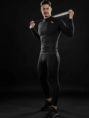 Miniatura 5 de DRSKIN Men's Compression Shirts Top Long Sleeve Baselayer Sports Running Workout Athletic Gym