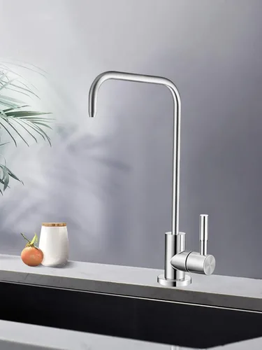 Miniatura 4 de Grifo de agua potable,Grifo de filtro de agua sin plomo,Grifos de ósmosis inversa fáciles de instalar para fregadero de barra de cocina, acero