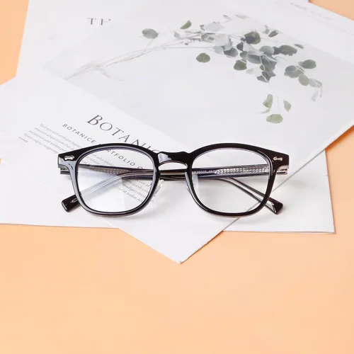 Miniatura 5 de Elegantes gafas cuadradas de luz azul para mujeres y hombres, gafas de juegos de computadora de calidad, antifatiga ocular y protección UV