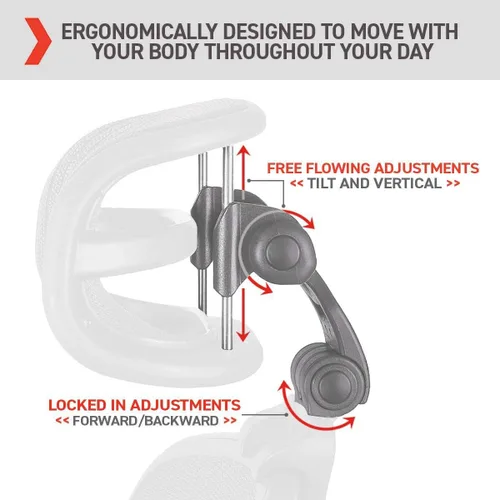 Miniatura 4 de Engineered Now El reposacabezas original para la silla Herman Miller Aeron (H3 para remasterizado, carbono)