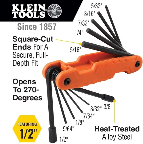 Miniatura 6 de Klein Tools 80115 Kit de mochila con mochila Tradesman Pro de 39 bolsillos y cuchillo de bolsillo para electricistas, 2 piezas