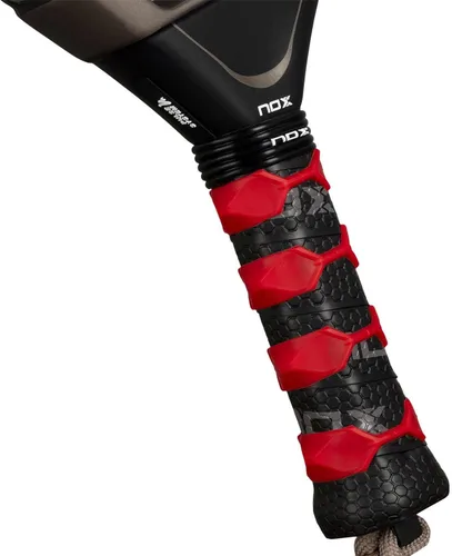 Miniatura 9 de NOX Padel Racket EA10 Ventus 12K Xtrem Carbon Fiber Face with MLD Black Eva Core EOS Tunnel Agility with Custom Grip & Dual Spin Surface.