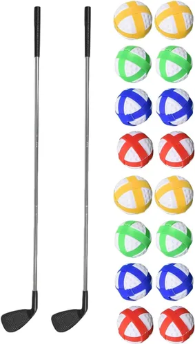 Miniatura 8 de Juego de astillado de golf, juego portátil de práctica de golf, divertido juego de patio familiar para interiores y exteriores, para patio trasero