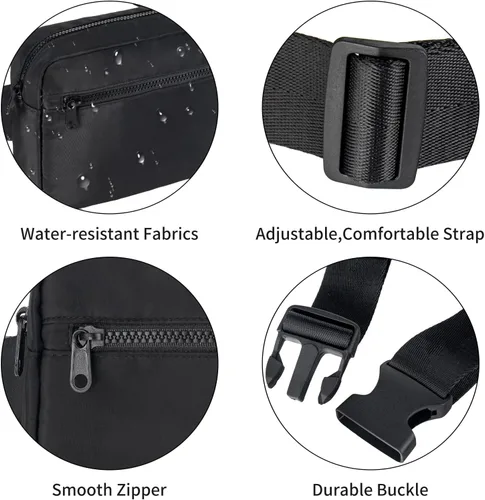 Miniatura 5 de Riñonera para mujer, negro (001black), Deportes