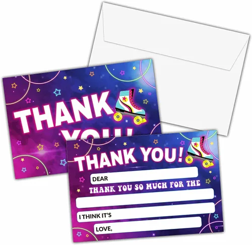 Miniatura 16 de Tarjetas de agradecimiento de camiones monstruo, tarjeta de agradecimiento con espacio para rellenar con temática de Monster Jam, notas