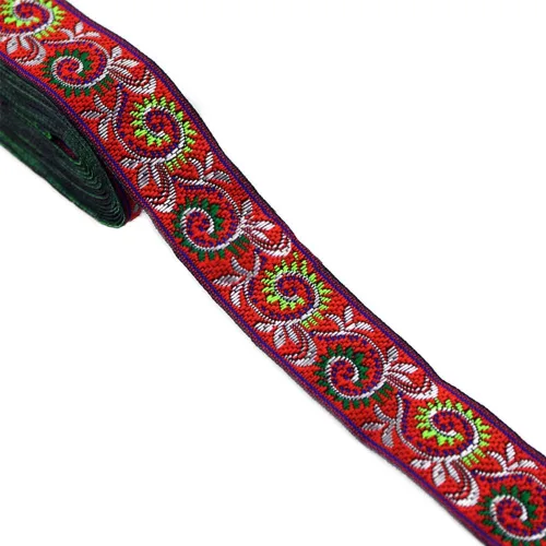 Miniatura 9 de MSCFTFB Patrones de pasley - Cinta de tela de jacquard, cintas de tela tejida con flecos para accesorios de ropa, correas de adorno, cinturones