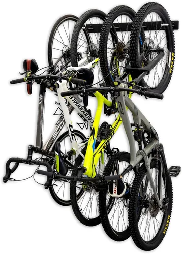 StoreYourBoard Estante de almacenamiento para bicicletas, 4 portabicicletas para garaje, de acero sólido extra resistente, BLAT - Almacenamiento de