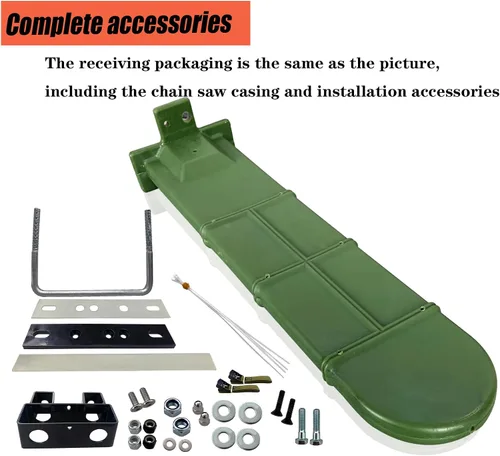 Miniatura 4 de Soporte universal para motosierra con kit de montaje para tractores, ATV, UTV, camiones, vehículos utilitarios, kit de soporte de motosierra