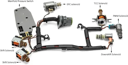Miniatura 3 de Kit de válvula solenoide de transmisión 4L60E, compatible con GM EPC Shift TCC 3-2 PWM 1993-2006