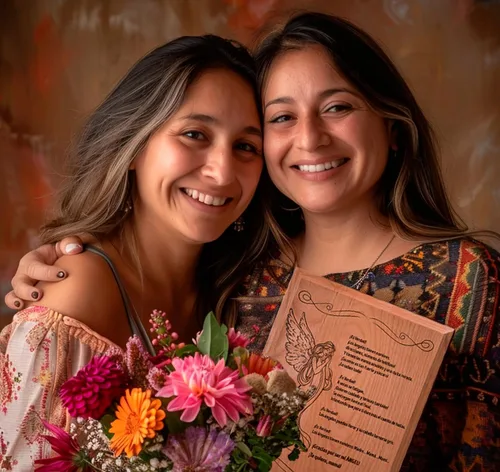 Miniatura 2 de Regalos para Madre para el Día de la Madre – Regalos para Madre – Regalo en español de hija e hijo – Poema sentimental para mamá español 7 x 9