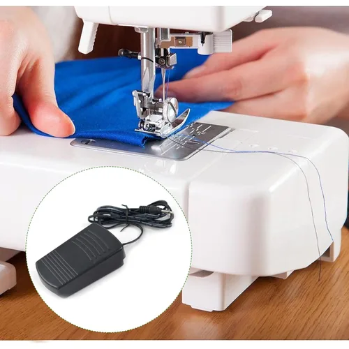 Miniatura 6 de Pedal de pie máquina de coser interruptor de pedal de control de pie, máquina de coser accionada por pie controlador de pedal accionado 6V pequeña