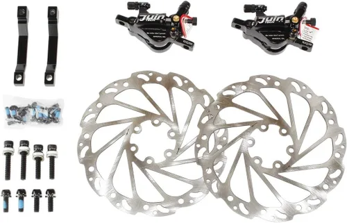 Miniatura 2 de Juego de pinzas de freno de disco hidráulicas accionadas por cable R1, freno híbrido extra ligero para carretera/ciclocross/grava/bicicleta