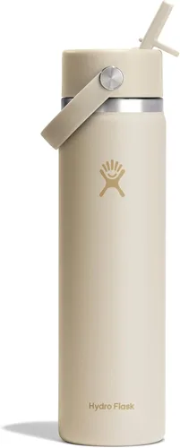 Miniatura 25 de Hydro Flask Botella de agua – Acero inoxidable aislado – Tapa flexible con popote de boca ancha, antiderrames, a prueba de fugas y recargable en 32