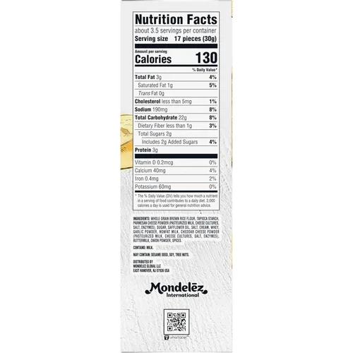 Miniatura 3 de GOOD THINS Snacks de arroz y queso con parmesano y ajo, galletas sin gluten, galletas a granel, 6 cajas de 3.5 onzas