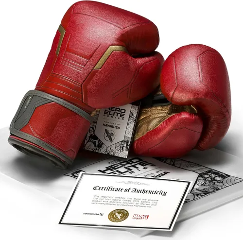 Miniatura 2 de Hayabusa Marvel Hero Elite - Guantes de boxeo para hombres y mujeres Iron Man