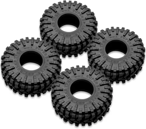 Miniatura 5 de OGRC - Juego de neumáticos RC de 1.9 pulgadas, neumáticos de goma RC 1/10 RC Crawler para SCX10 90046 SCX10 UTB18 TRX4 TRX6 Redcat Gen8 7VS4-10 1/10