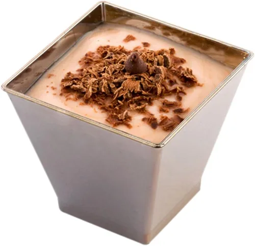 Miniatura 13 de Restaurantware - Tazas Kova de 5 onzas, 100 tazas cuadradas medianas para aperitivo: duradero, desechable, taza de parfait de plástico transparente
