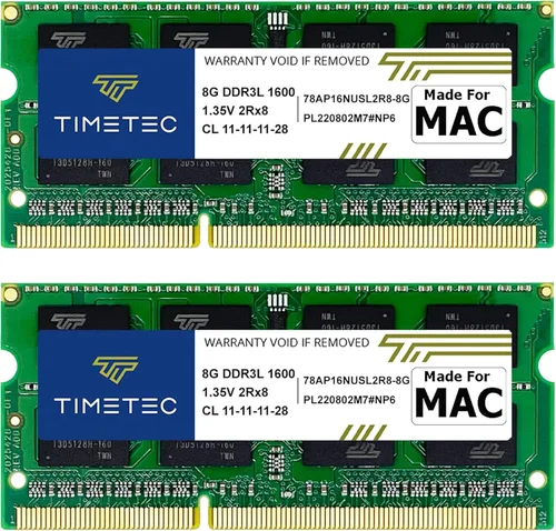 Miniatura 9 de Timetec 80GB KIT(10x8GB) Compatible para Apple DDR3L 1600MHz PC3L-12800 CL11 para iMac