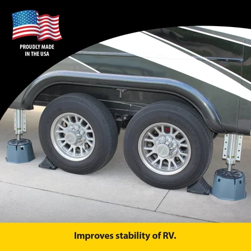 Miniatura 5 de Stromberg Carlson Base Pad Extreme – Bloque de 7 pulgadas, capacidad máxima de 6000 libras – Accesorios de caravana para remolques de viaje